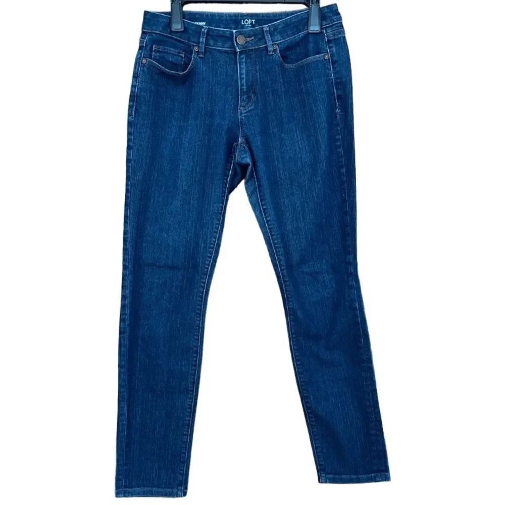 LOFT Curvy Skinny 5 pocket jeans size 6